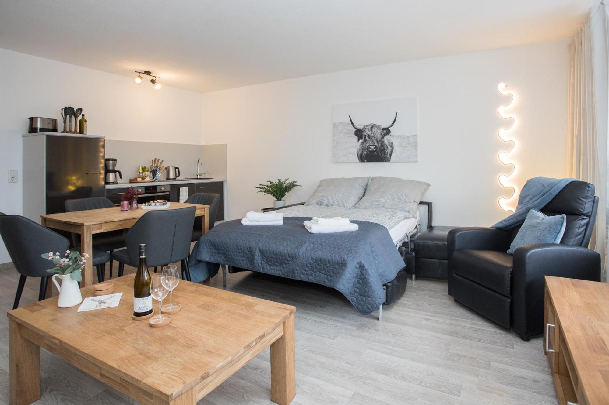 Deluxe Apartment - Sauna & Pool - Free Parking วินเทอร์แบร์ก ภายนอก รูปภาพ